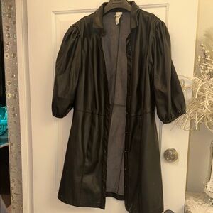 H&M Black Leather Jacket